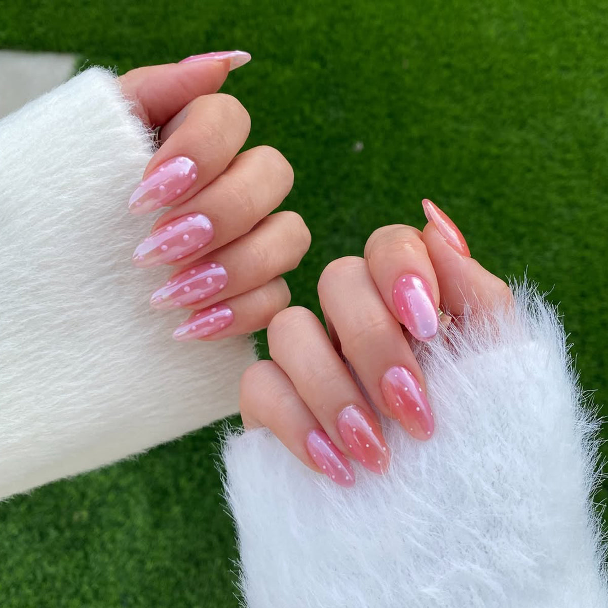 Blush Polka Dots